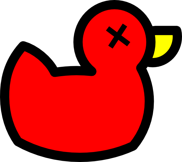 Rubber Duck Silhouette | Free Download Clip Art | Free Clip Art ...