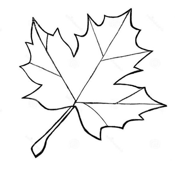 Leaf template, Coloring pages and Coloring