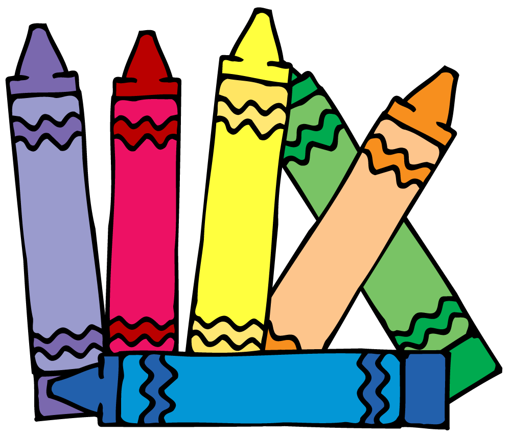 Crayons clip art vector