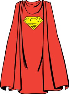 Superman cape clipart