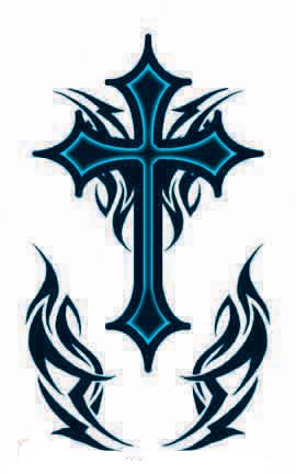 Tribal Cross Tattoos | Cross ...