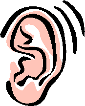 Ear hearing clipart