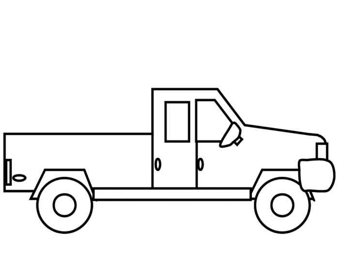 Free truck coloring pages koloringpages - Pipress.net