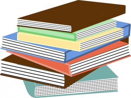 Stack Of Books clip art Free vector in Open office drawing svg ...