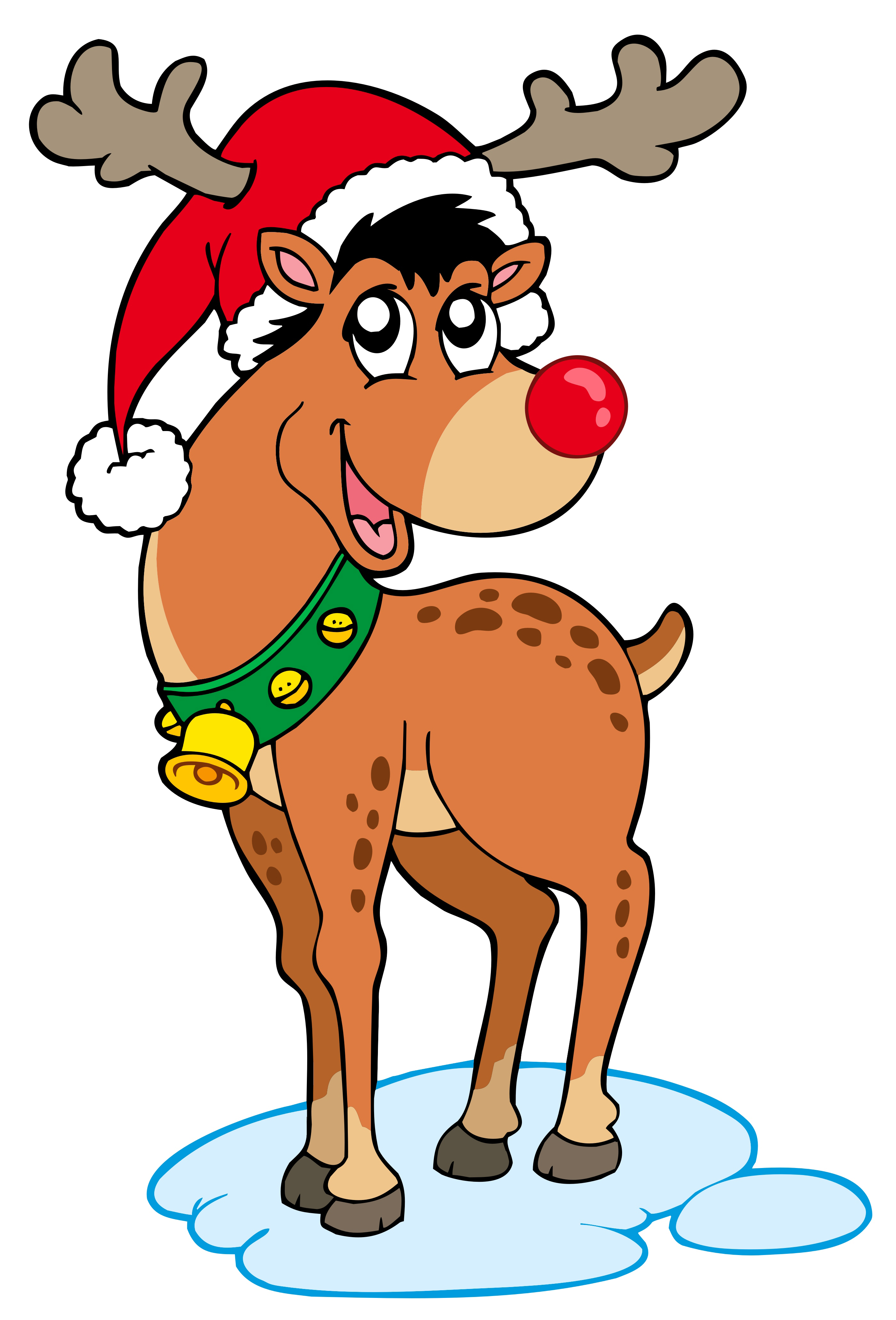 christmas reindeer clipart free - photo #36