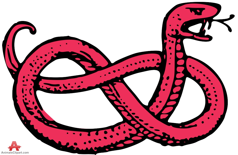 Red Serpent Drawing Snake Clipart | Free Clipart Design Download