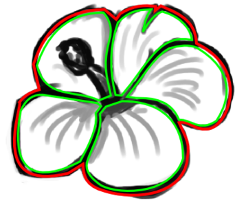 Hibiscus Flower Template Clipart - Free to use Clip Art Resource