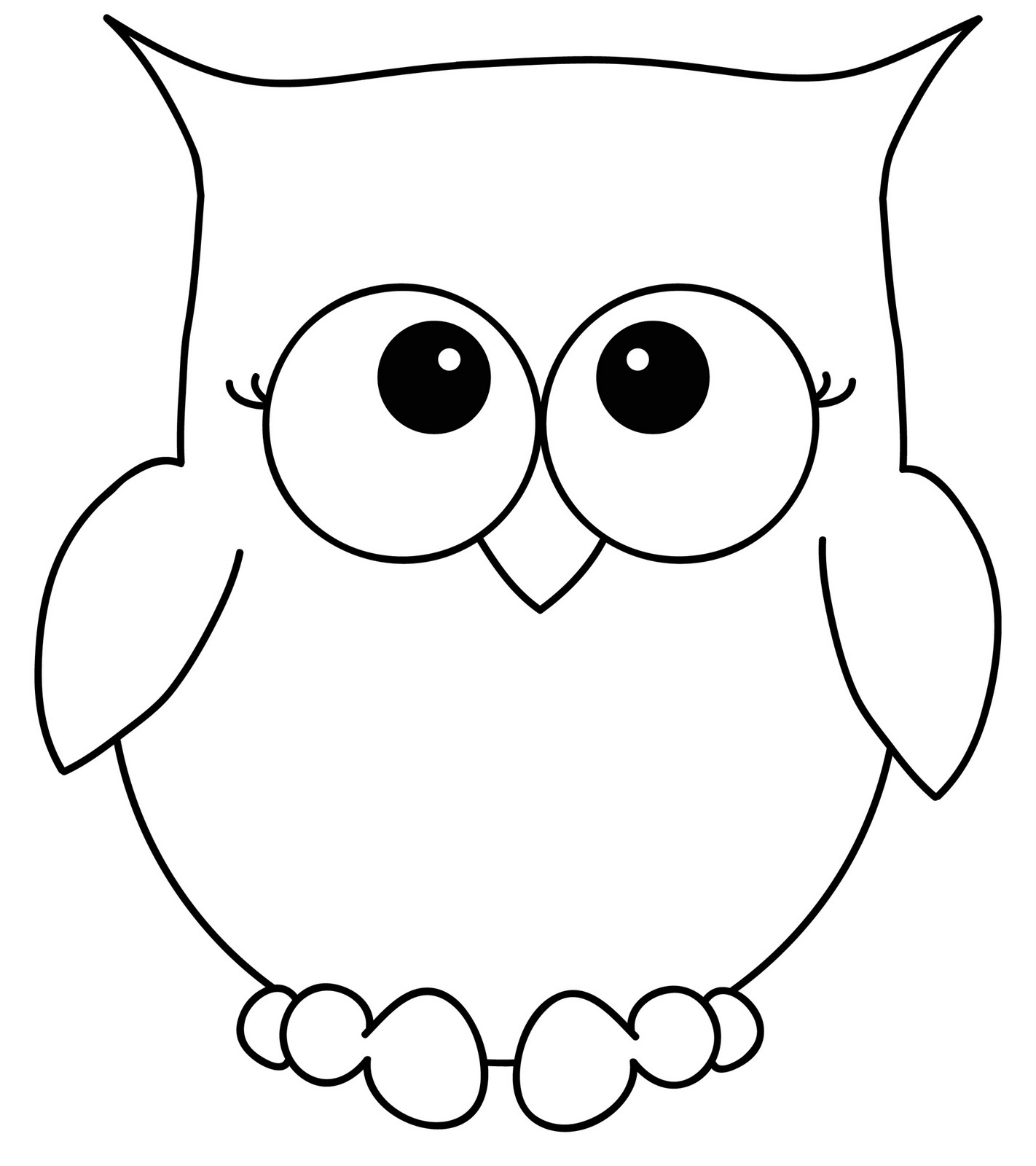 Cartoon Owl Coloring Pages #3955