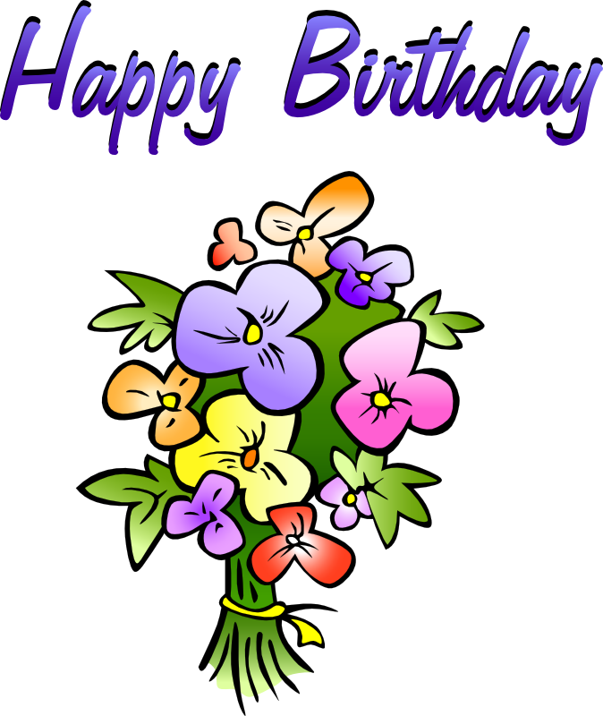 Happy birthday woman free clipart