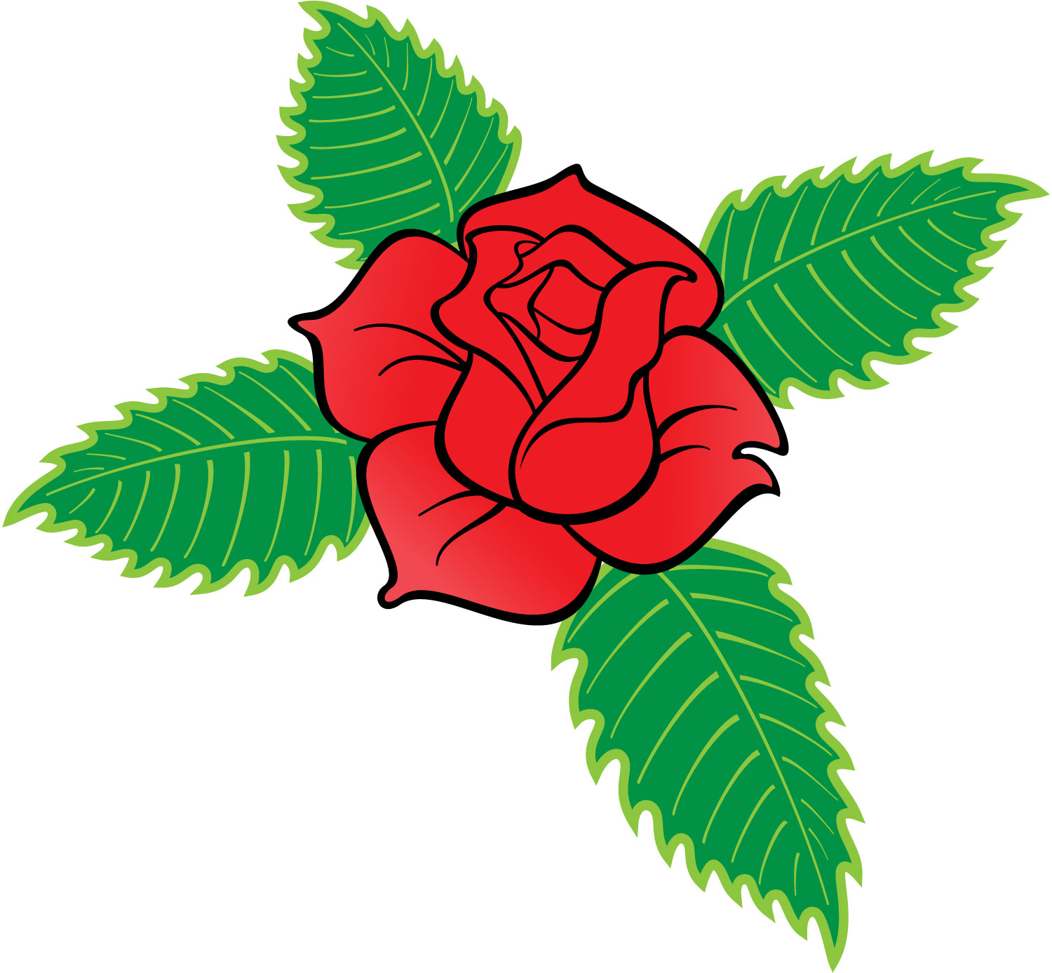 rose clipart vector - photo #7