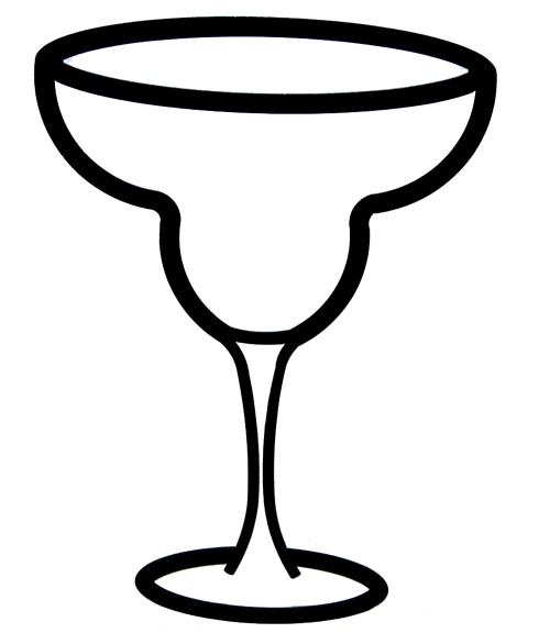 Champagne Glass Outline - ClipArt Best