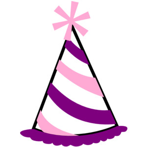 Birthday Party Hats Clip Art Black And White - ClipArt Best