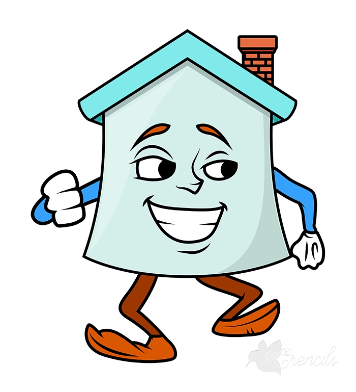 Free Dancing Funny Home Character Vector - Free Download