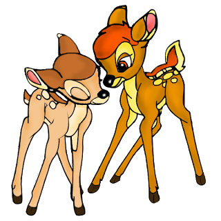 Bambi And Thumper - Cartoon Images