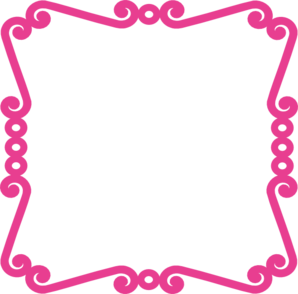 Pink frame clipart