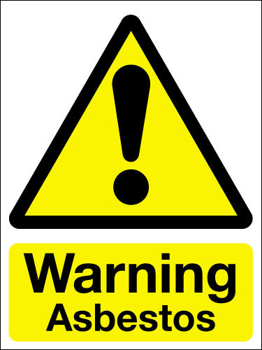 Warning Asbestos - Signs 2 Safety
