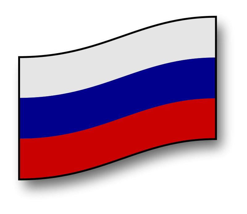 Clipart - clickable Russia flag