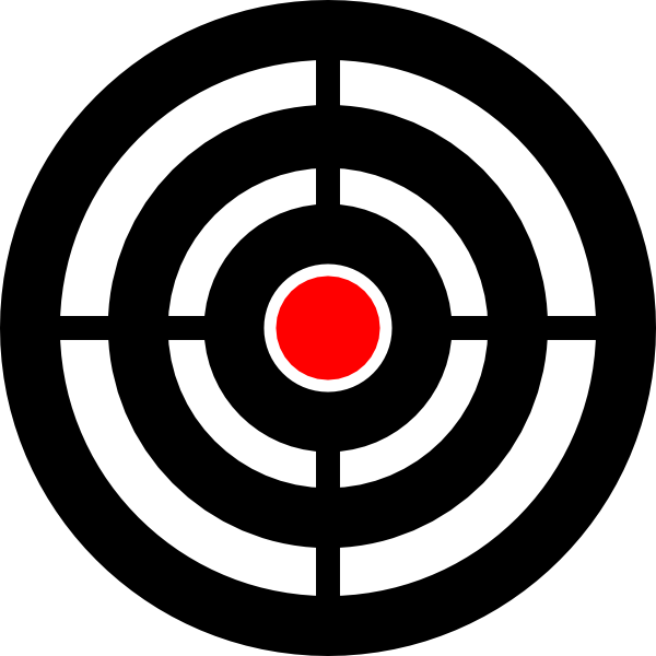 crosshair target clipart - photo #12