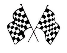 Checkered Flag Race Decals