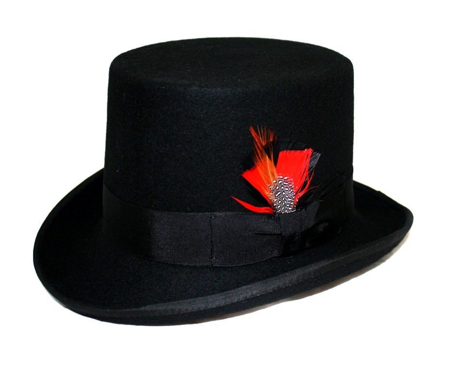 Ferrecci Black Short Top Hats - Hats