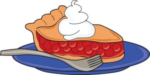 Pie Clipart Image - Cherry Pie Slice