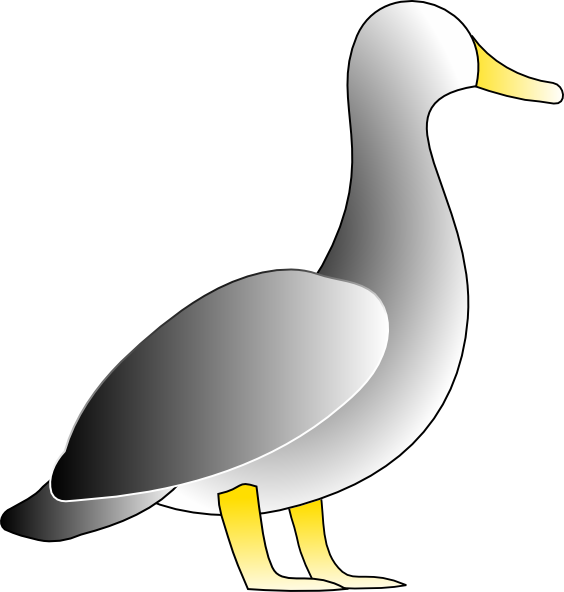 Jonathon S Duck clip art - vector clip art online, royalty free ...