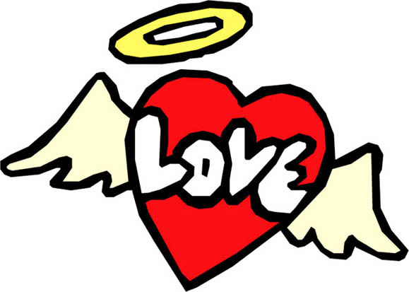 free clipart heart with wings - photo #26