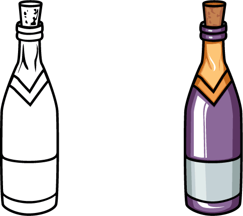 Cartoon Wine Bottle - ClipArt Best