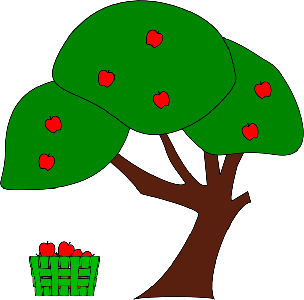 Cartoon Apple Tree