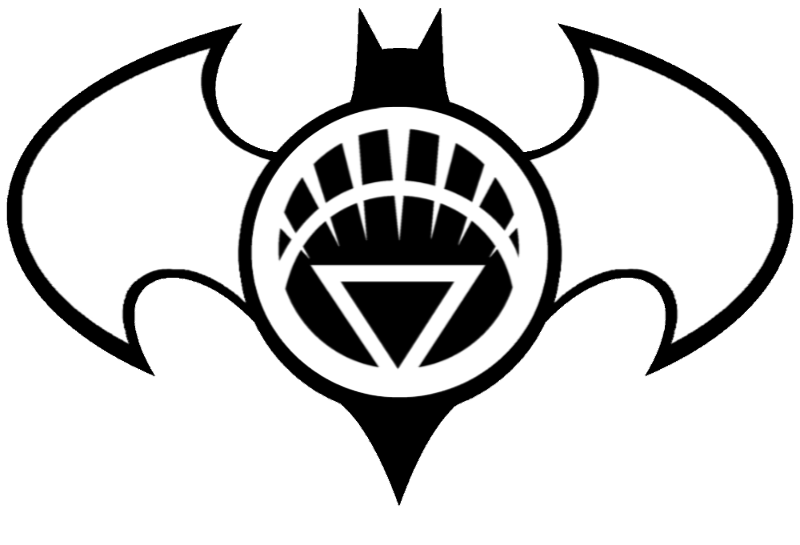 White Lantern Batman Logo idea by KalEl7