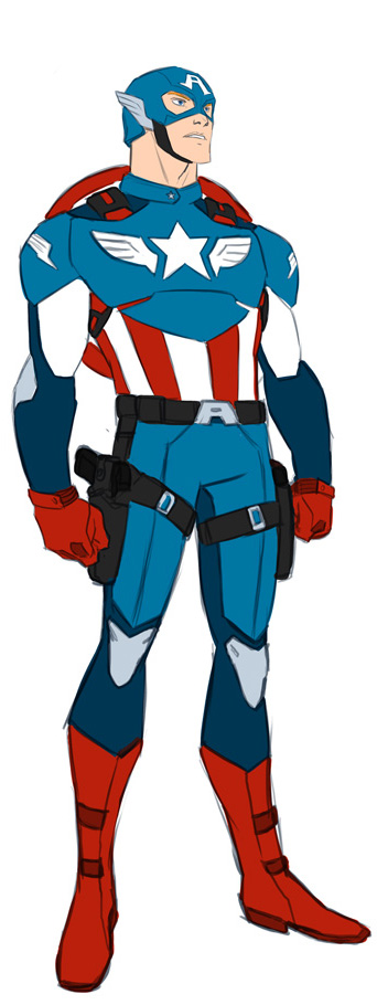 Fashion and Action: Captain America Costume Re-Design By Samir Barrett