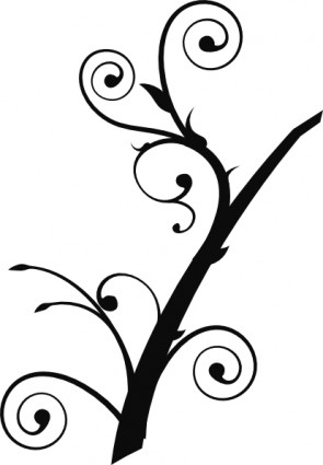 Tree vine silhouette clip art Free vector for free download (about ...