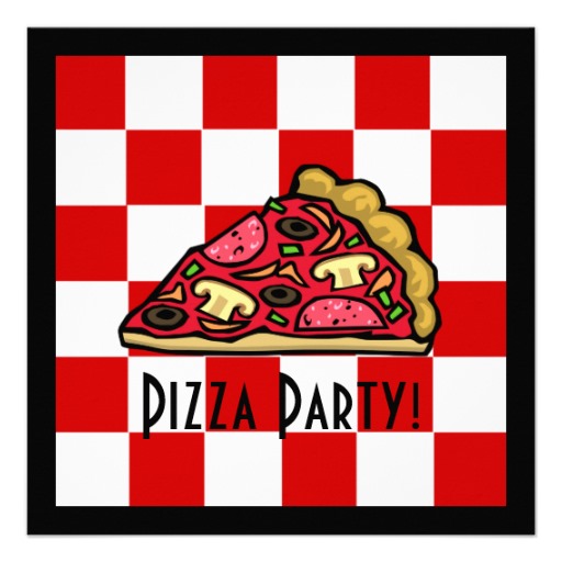 Pizza Slices - Birthday Party Invitation from Zazzle.