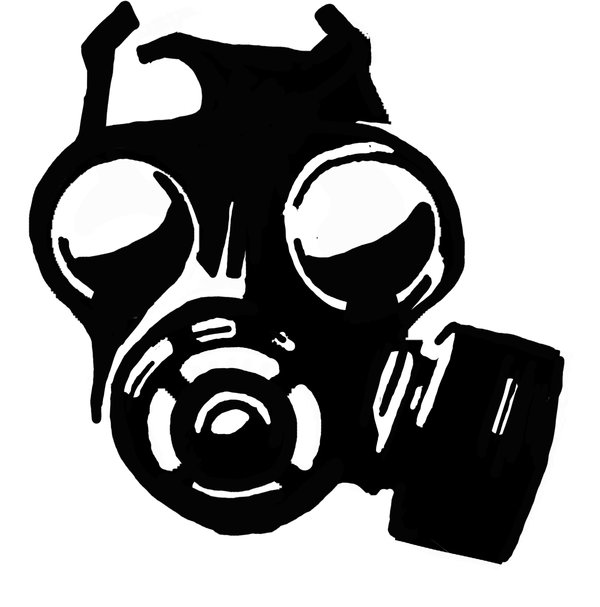 Gas Mask Stencil