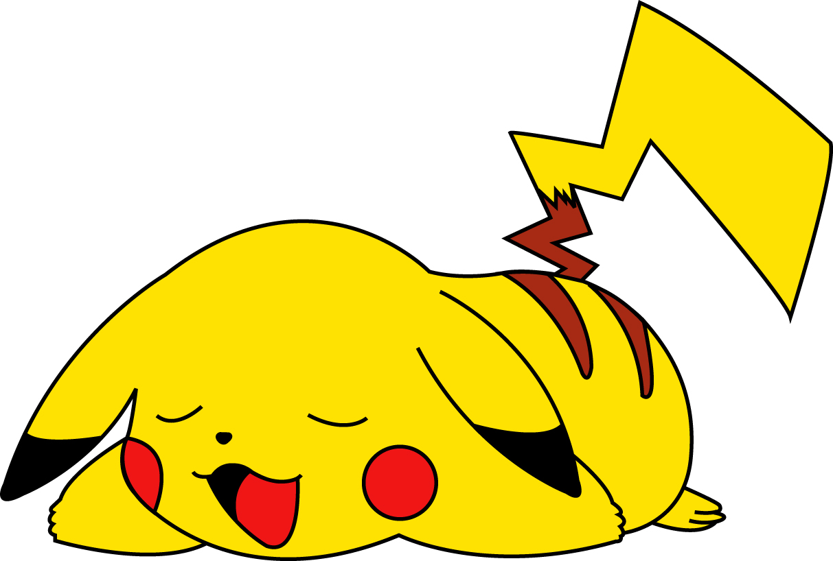 Sleeping Pikachu (id: 79216) | WallPho.
