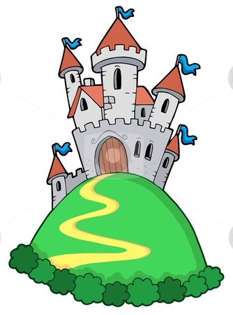 Fairy tale castle Vector Illustration - Download castle Royalty ...