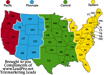 raluveva: time zone map of usa