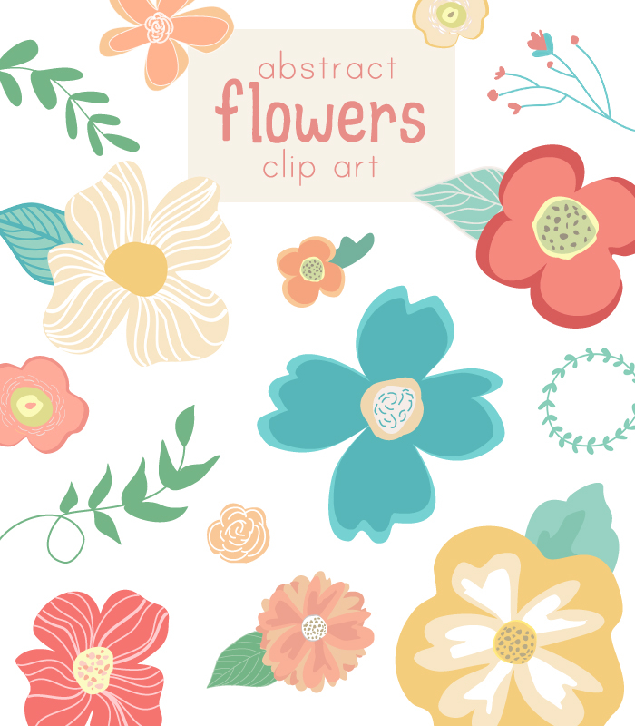 vector clipart flowers free - photo #6