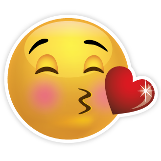 Blowing Kisses Emoji| Smiley