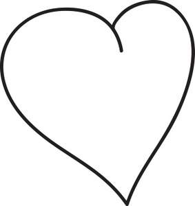 Heart Clipart Image - Simple heart drawing