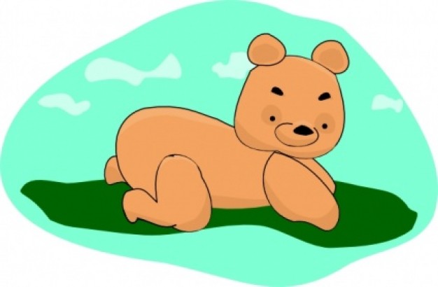 Arking Teddy Bear clip art | Download free Vector