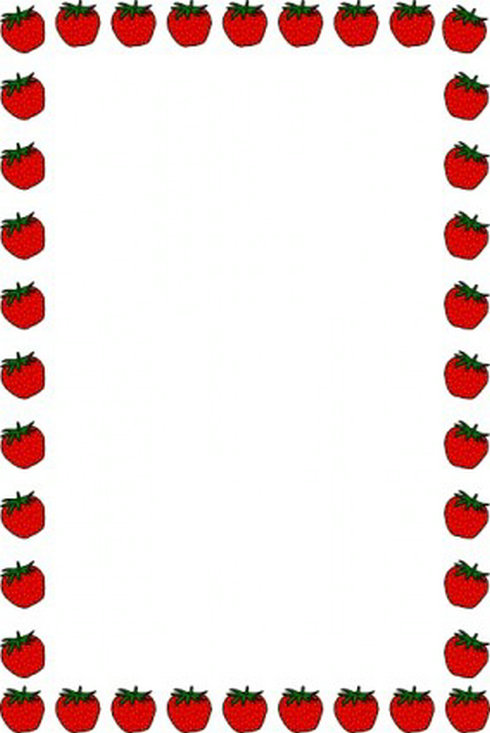 Strawberry Border Clip Art | Free Vector Download - Graphics,