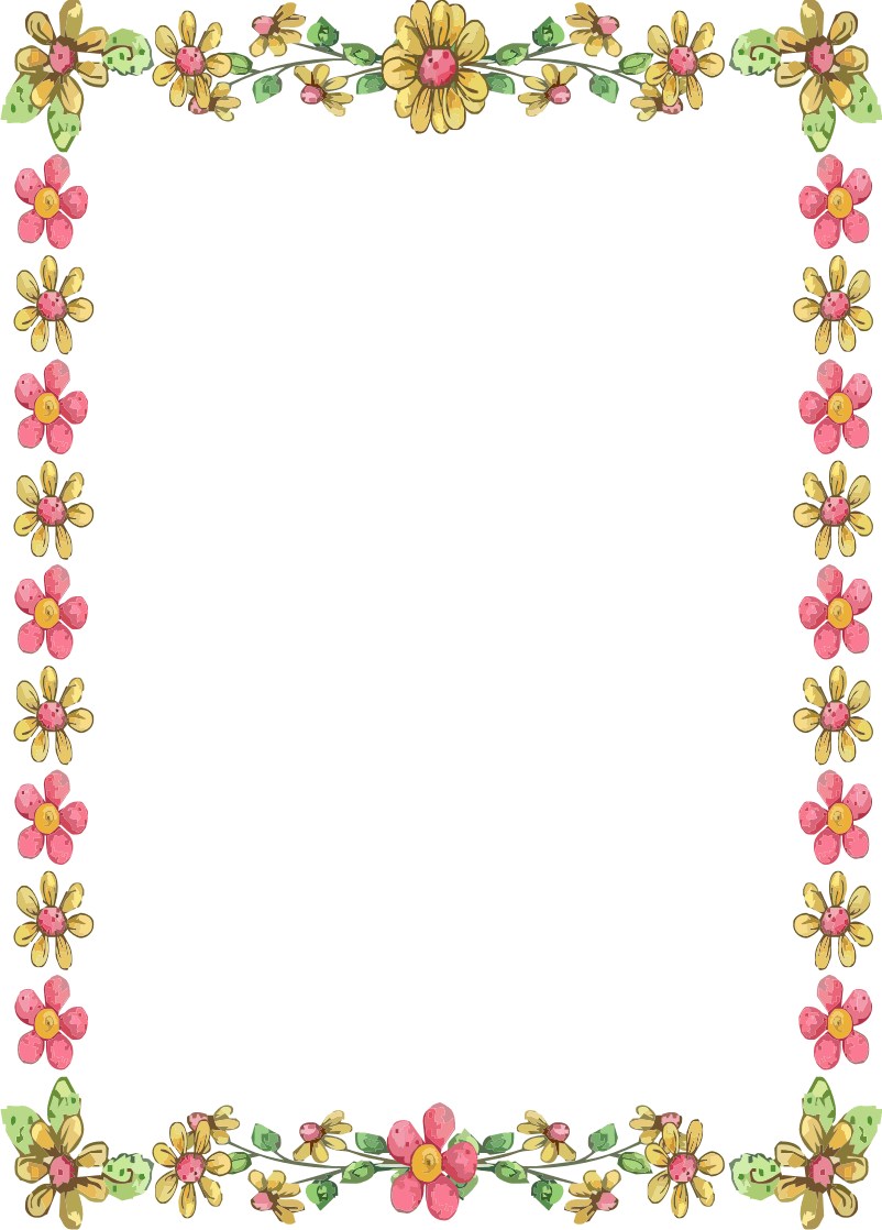 free clipart of flower borders - photo #18