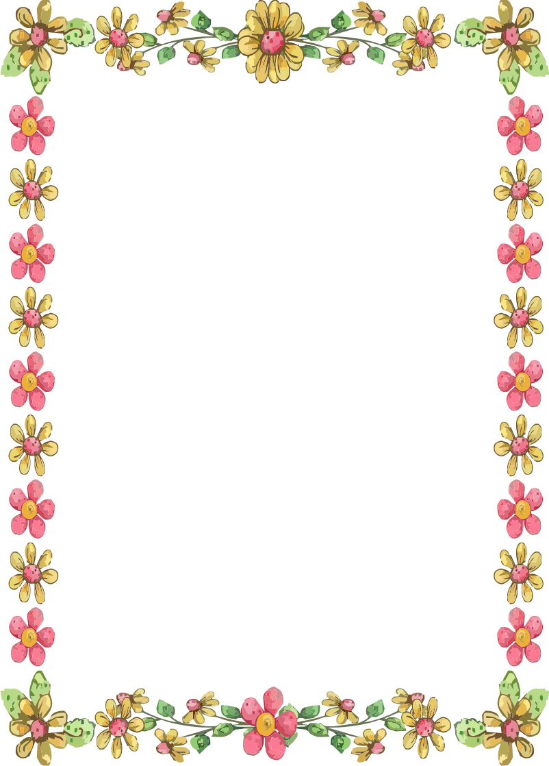 Flower Borders For Word Document - ClipArt Best