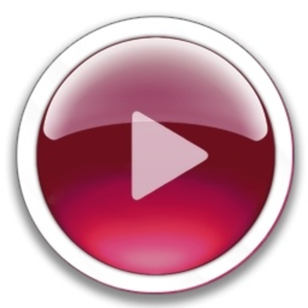 Round Red Play Button image - vector clip art online, royalty free ...