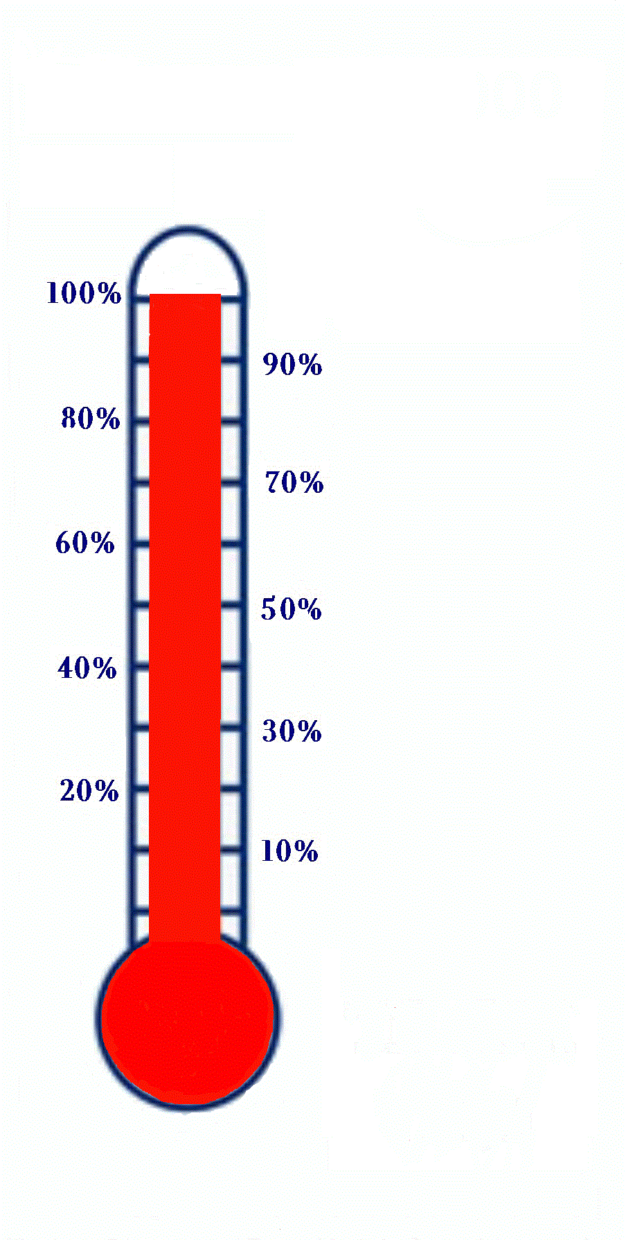 Printable Fundraising Thermometer ClipArt Best