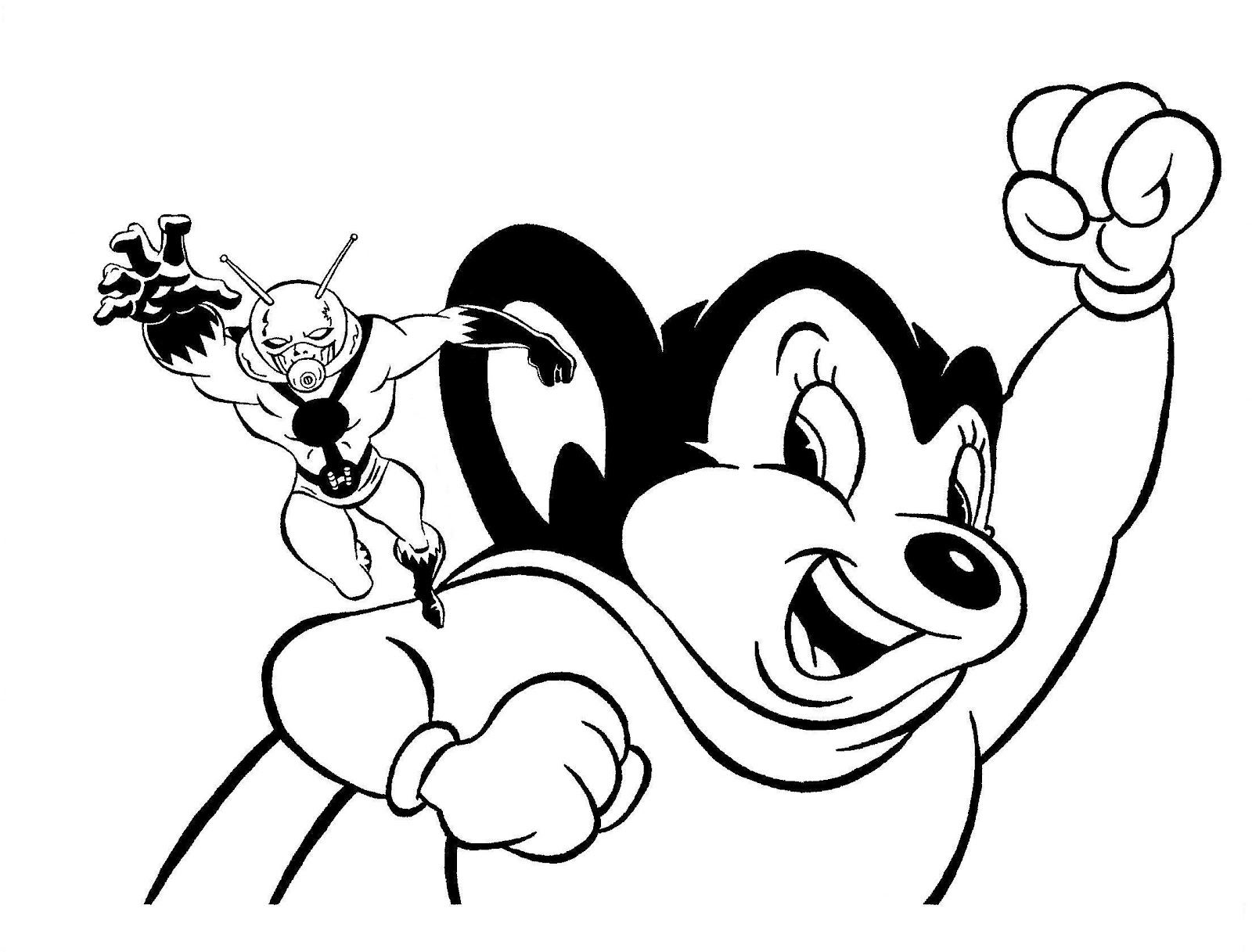 mighty mouse clip art free - photo #34