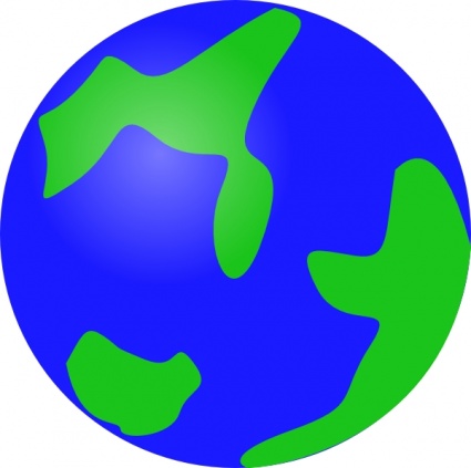Green Geography Globe Planet Earth Cartoon Round vector, free ...