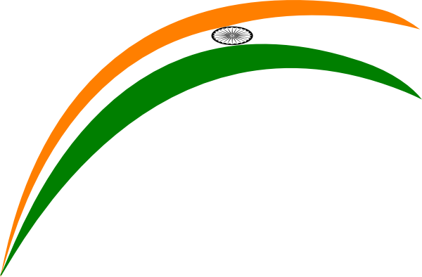 Rainbow Indian Flag clip art - vector clip art online, royalty ...