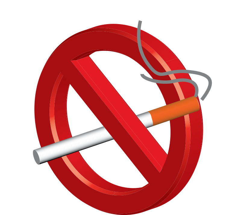Clipart - No Smoking 3D icon